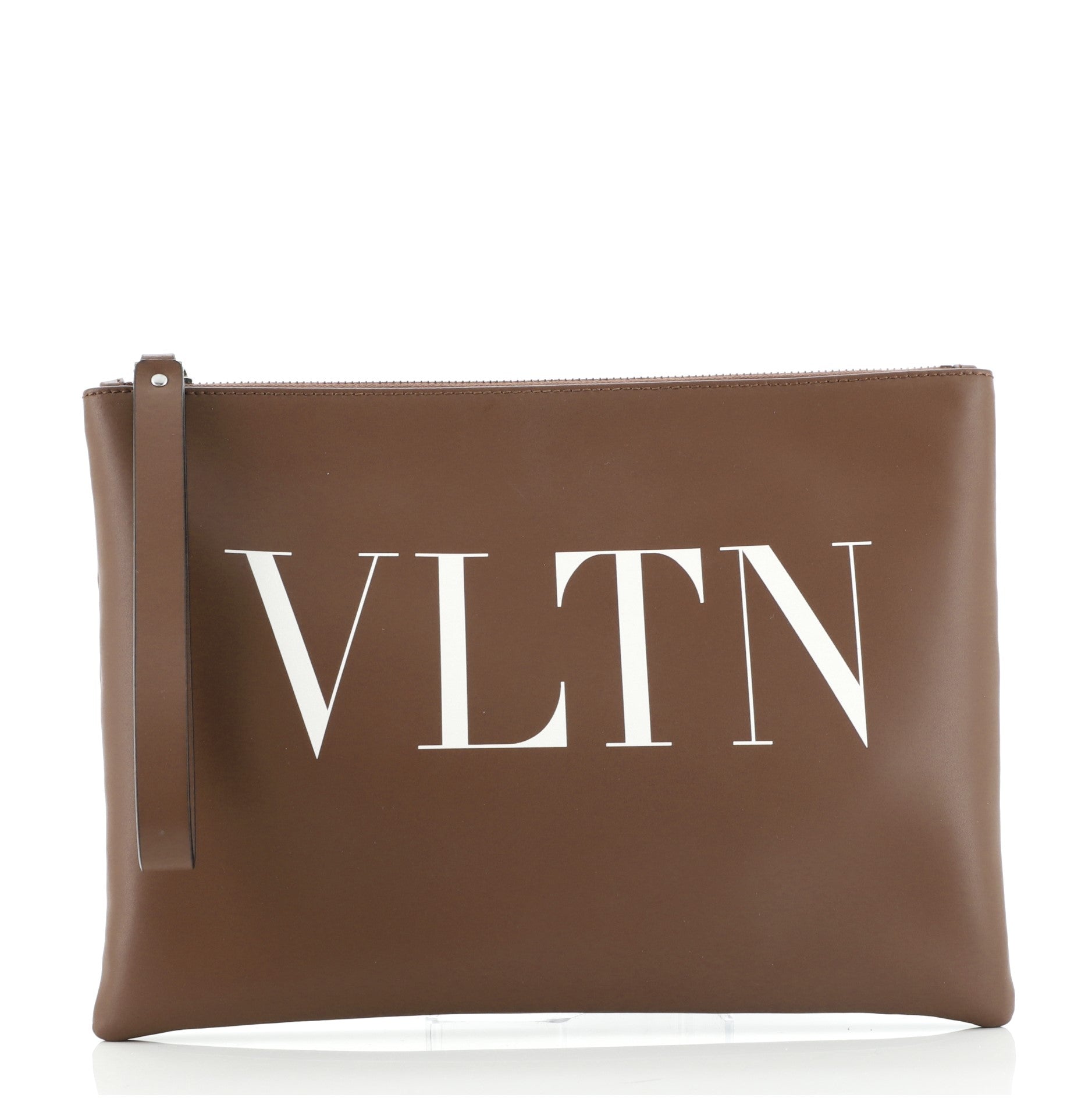 VLTN Wristlet Clutch Printed Leather Medium