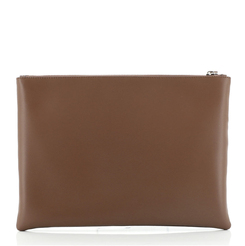 VLTN Wristlet Clutch Printed Leather Medium