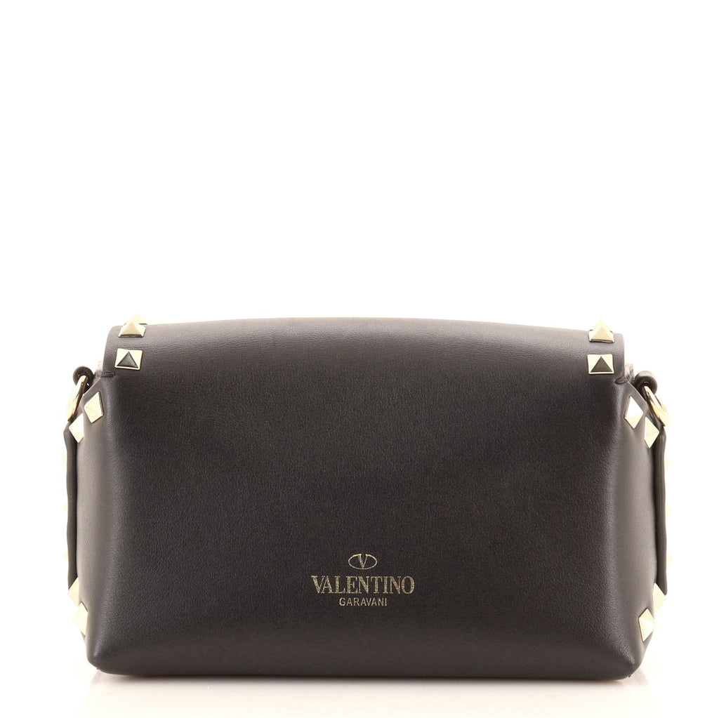 Rockstud Flip Lock Flap Bag Leather Mini