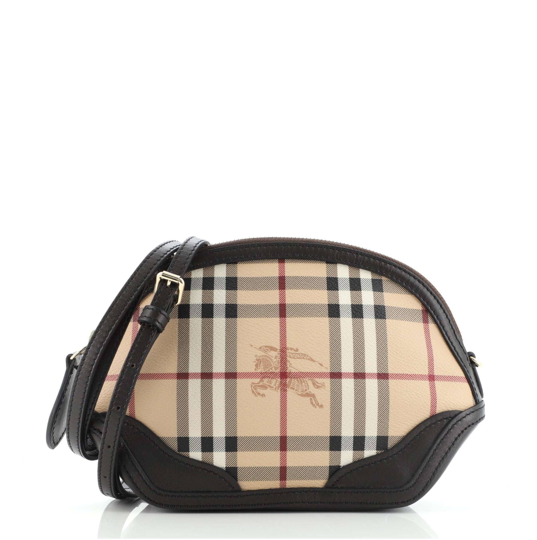 Orchard Crossbody Bag Haymarket Coated Canvas and Leather Mini