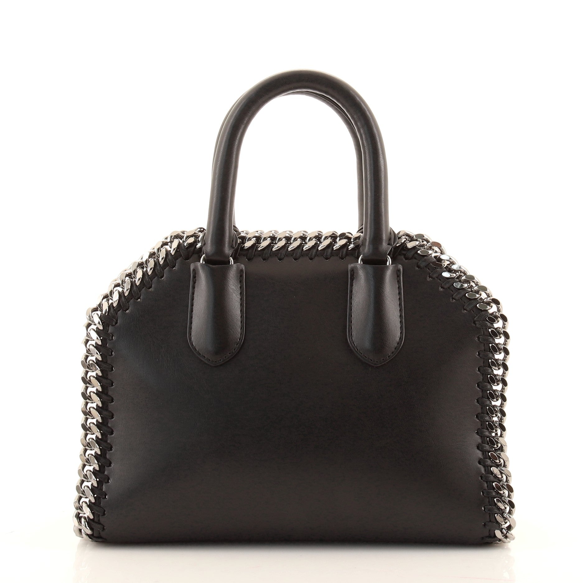 Falabella Box Top Handle Bag Embroidered Faux Leather Mini