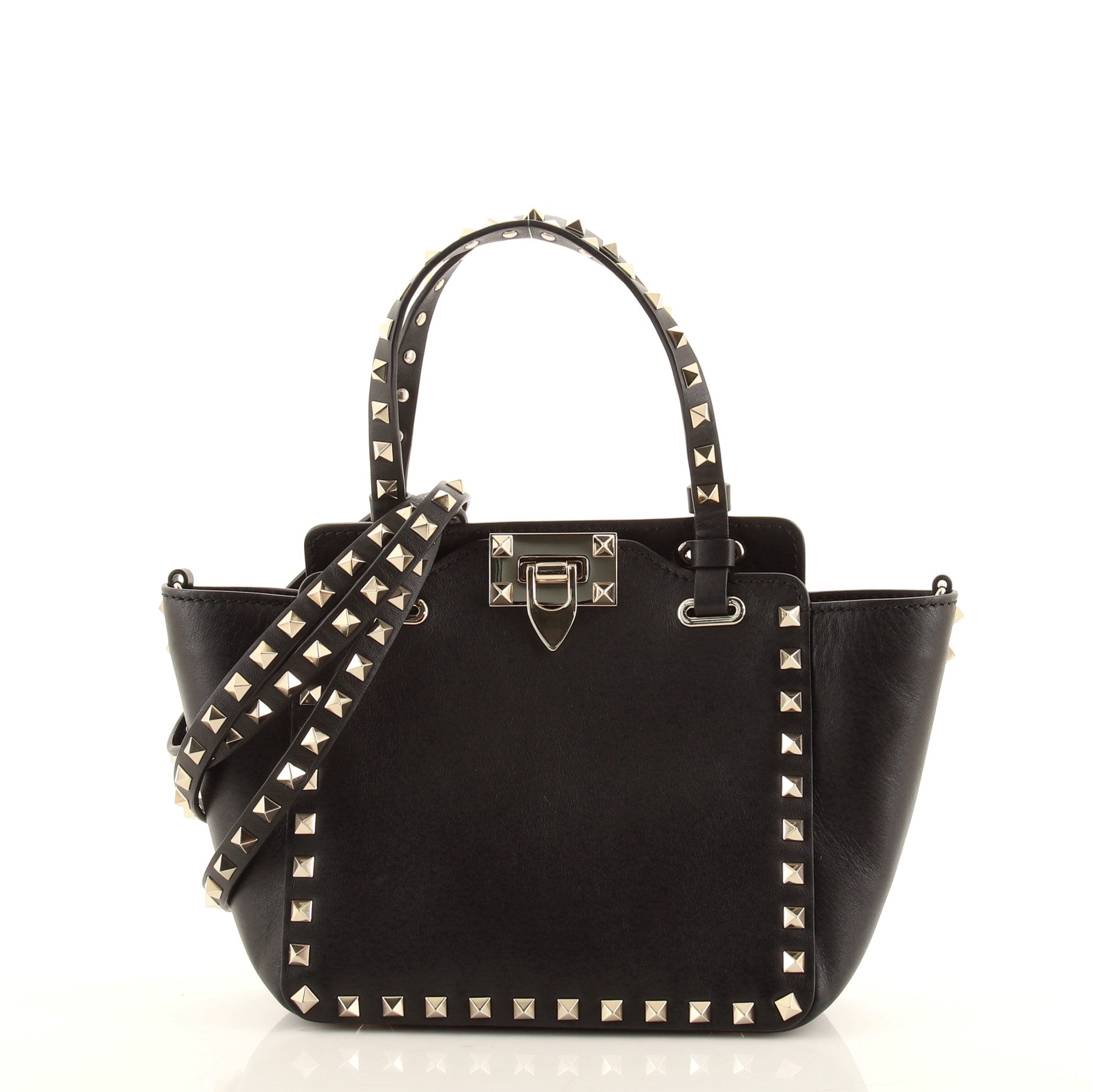Rockstud Tote Soft Leather Mini