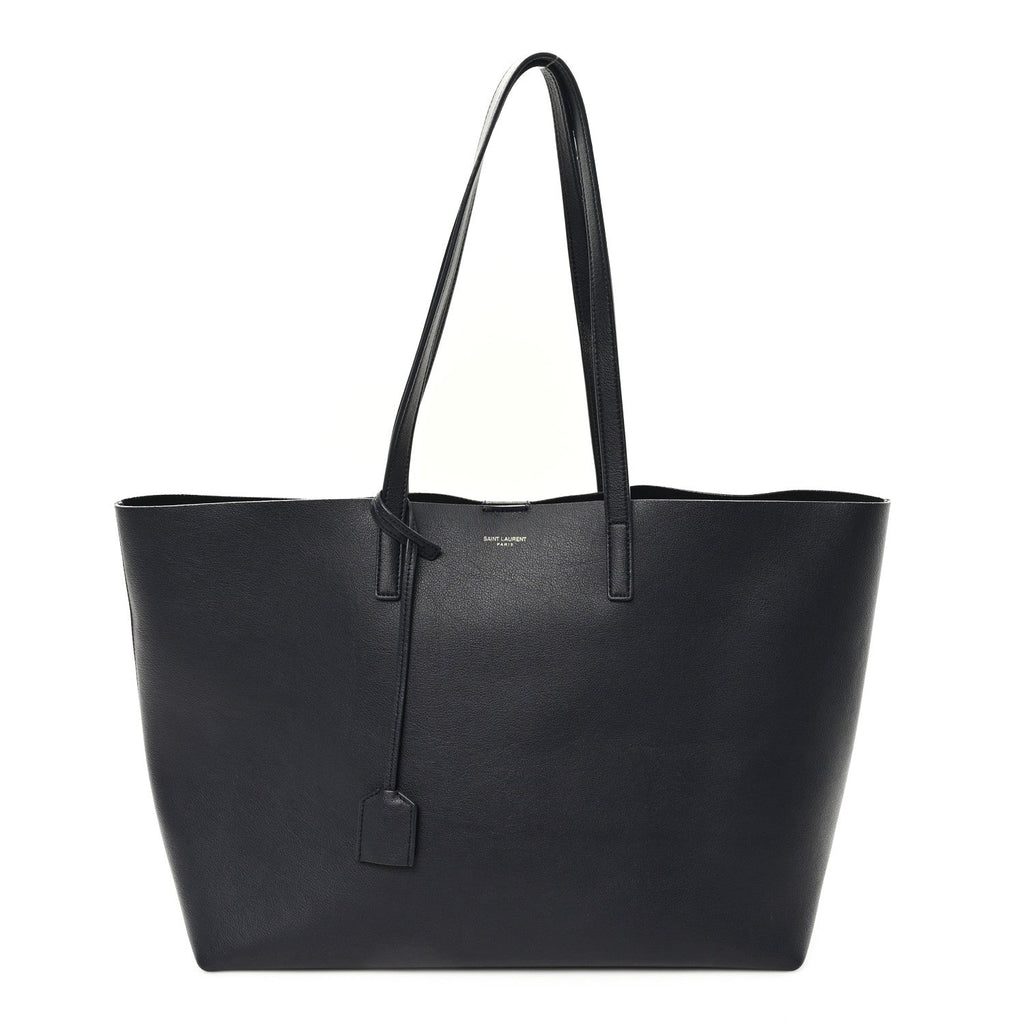 Calfskin Large Shopping Tote Navy