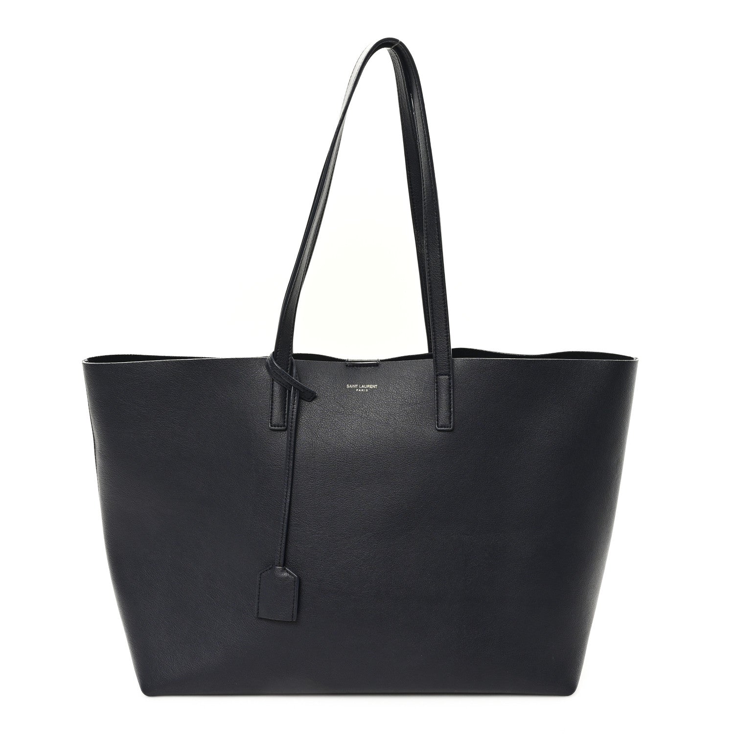 Calfskin Large Shopping Tote Navy