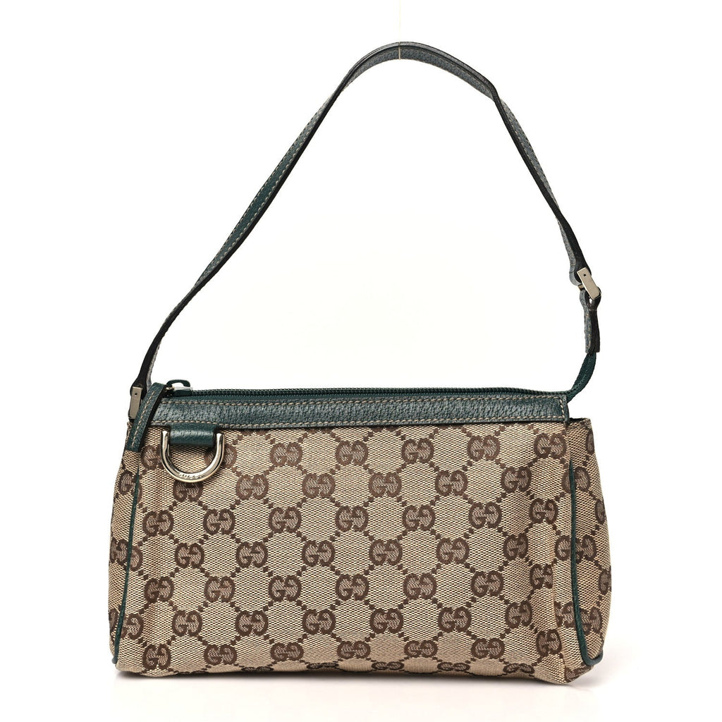 Monogram D Ring Cosmetic Case Green