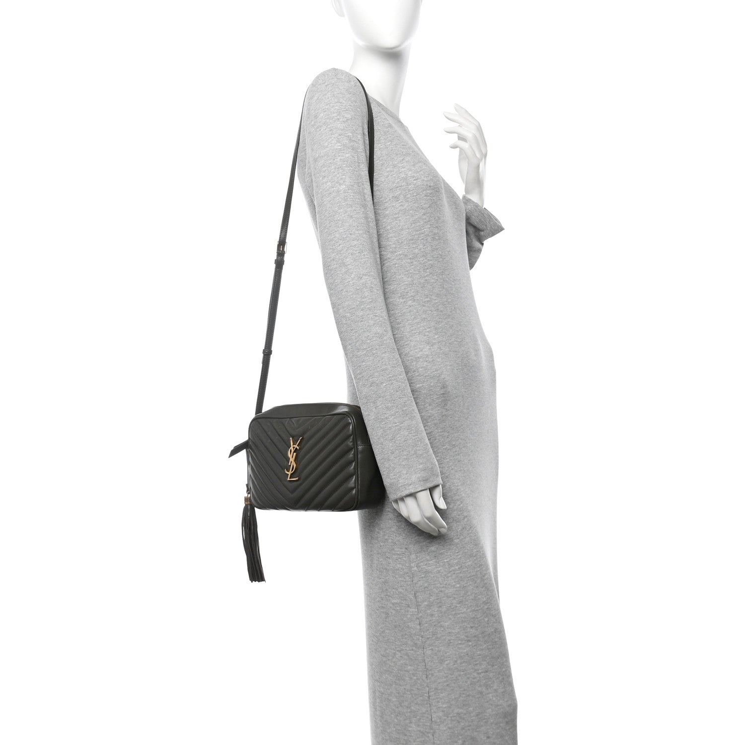 Calfskin Matelasse Monogram Lou Camera Bag Sea Pebble