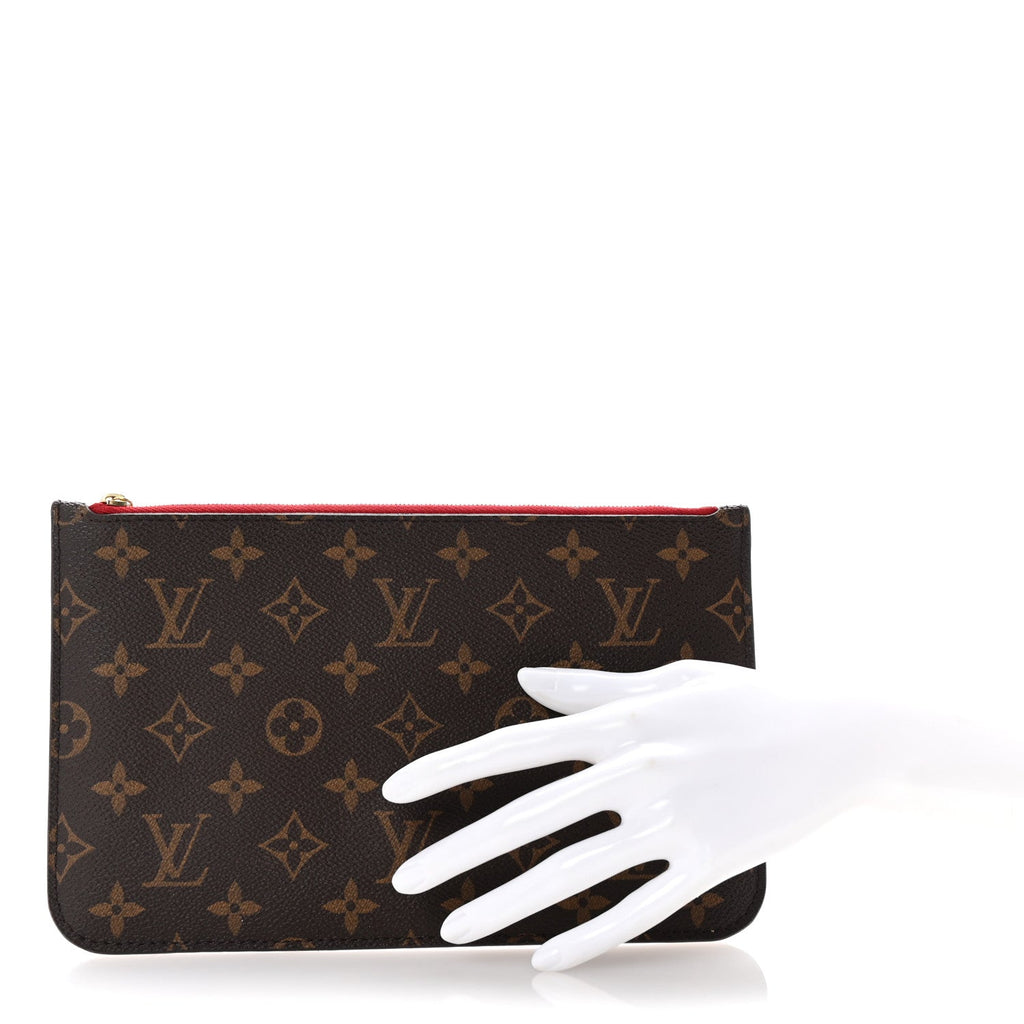 Monogram Neverfull MM GM Pochette Cherry