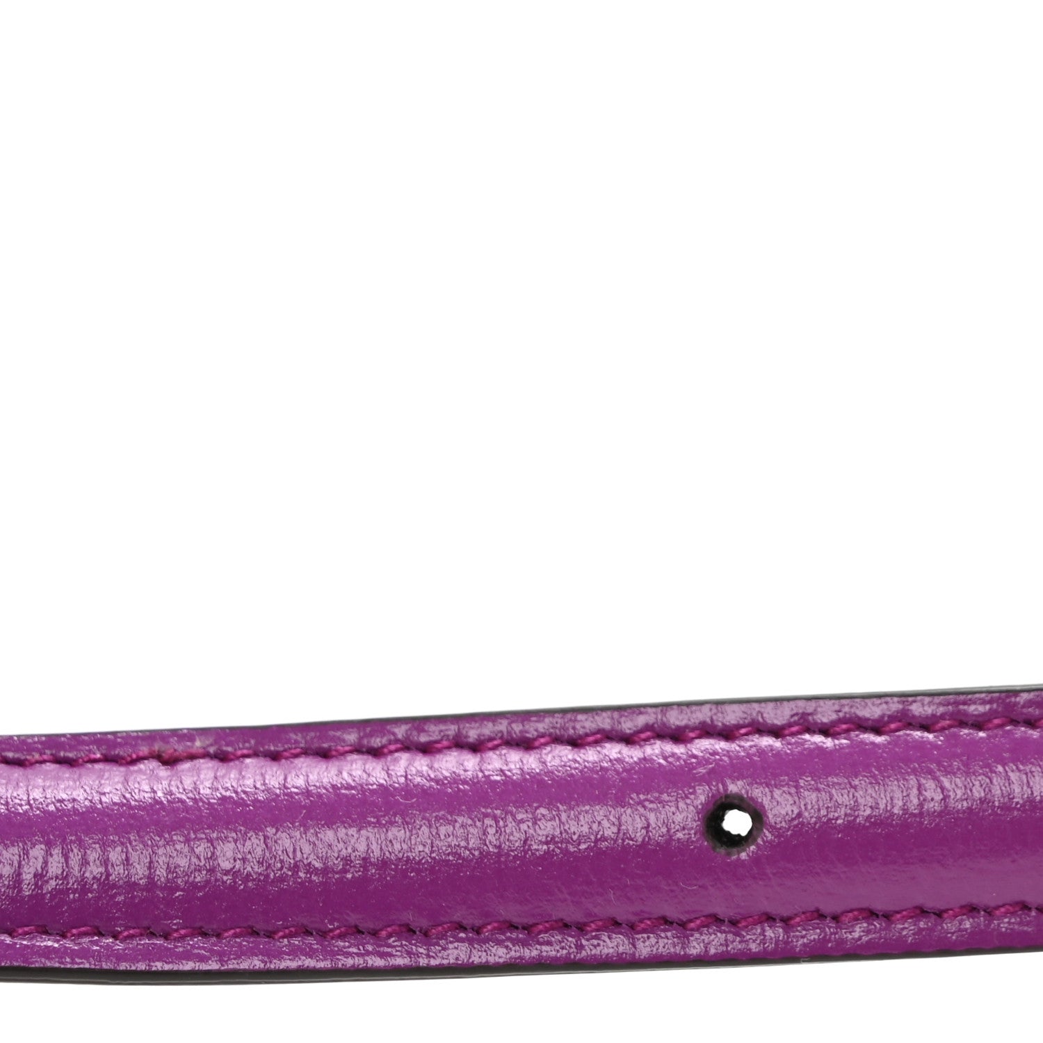 Efesto Leather Womens Horsebit 15/23mm Belt 75 30 Purple
