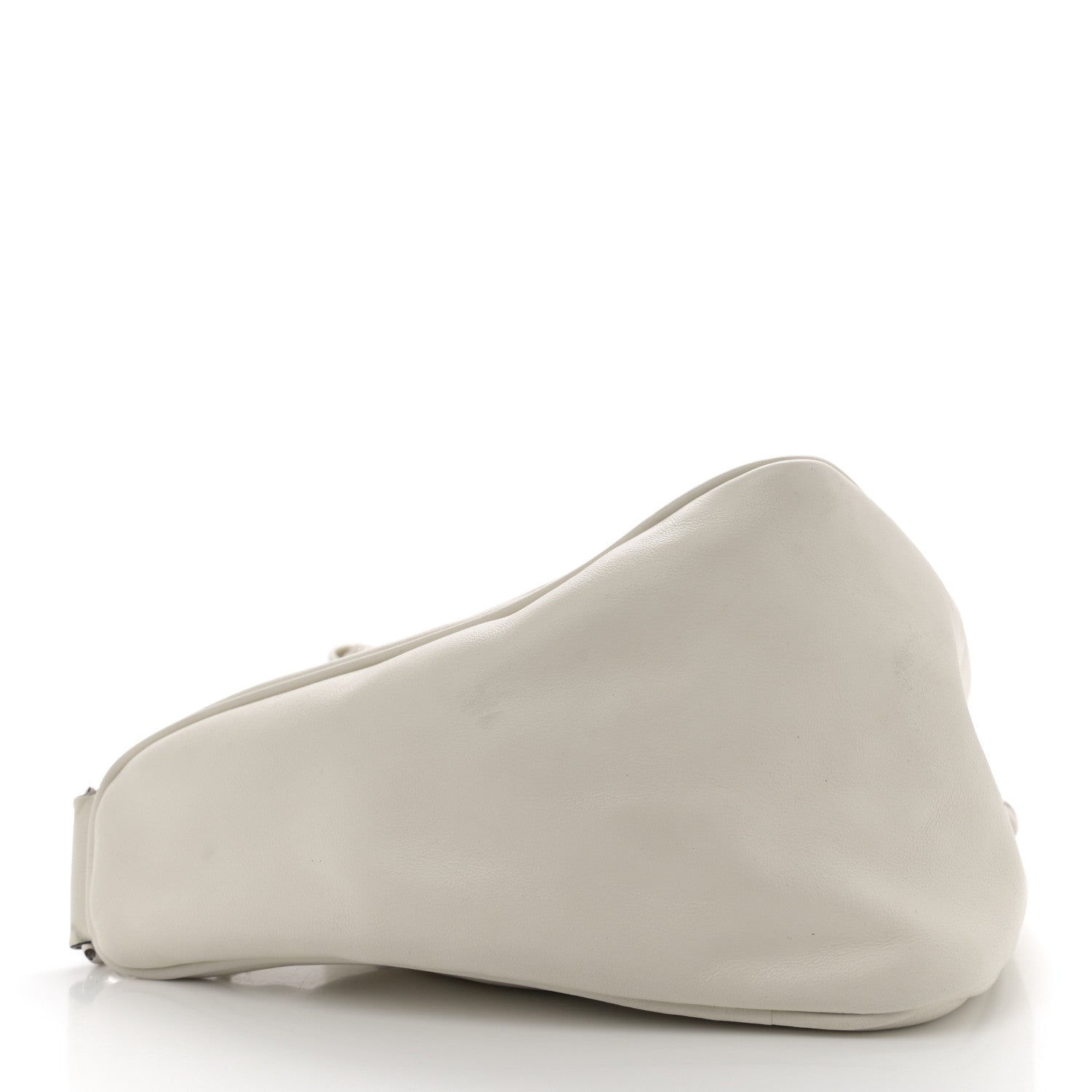 Grace Lux Triangle Shoulder Bag White