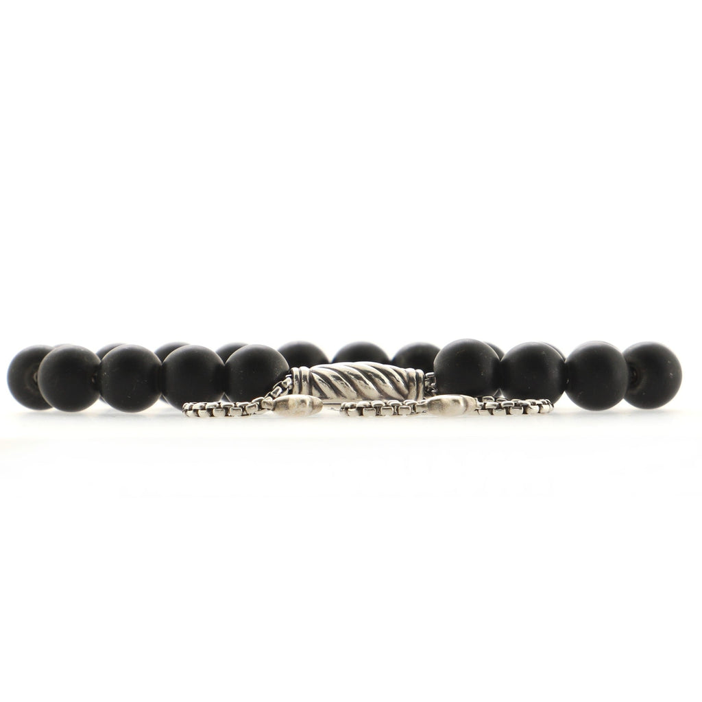 Spiritual Beads Bracelet Onyx and Sterling Silver