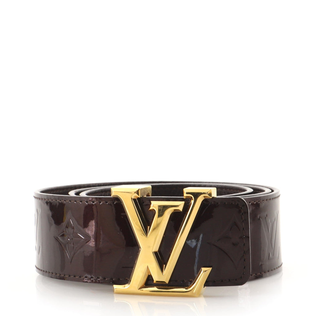 LV Facettes Belt Monogram Vernis Wide 85