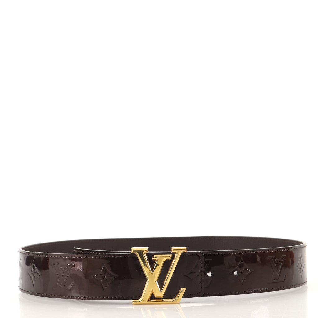 LV Facettes Belt Monogram Vernis Wide 85