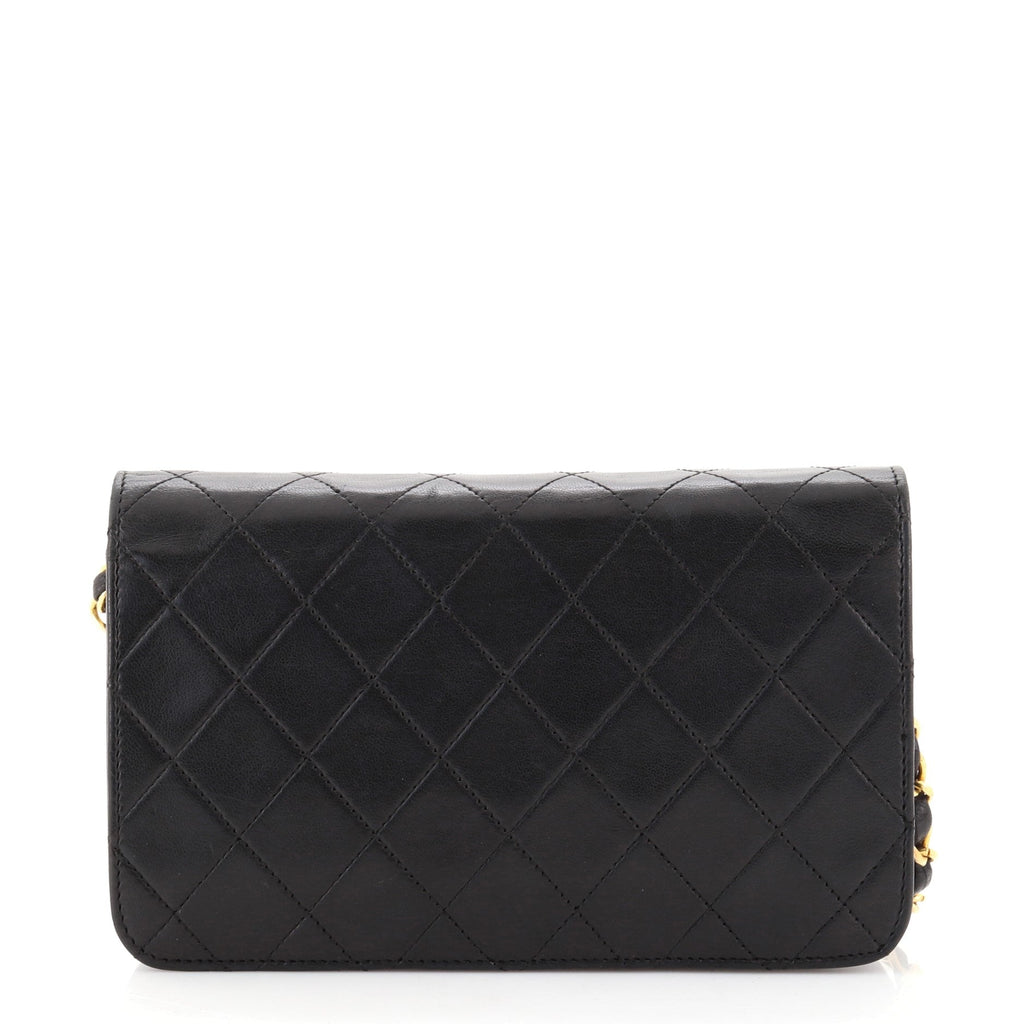 Vintage Full Flap Bag Quilted Lambskin Mini