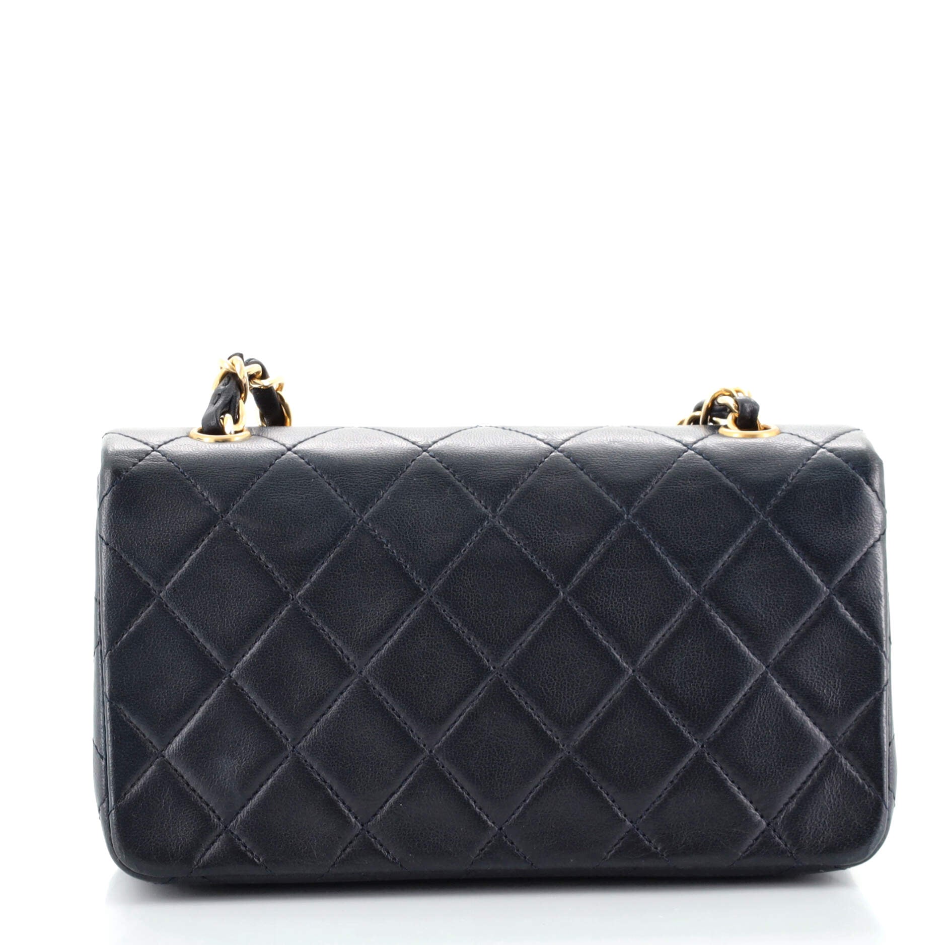 Vintage Full Flap Bag Quilted Lambskin Mini