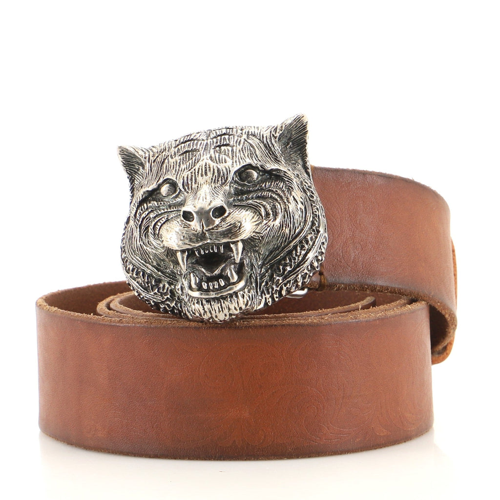 Animalier Belt Leather Wide 90