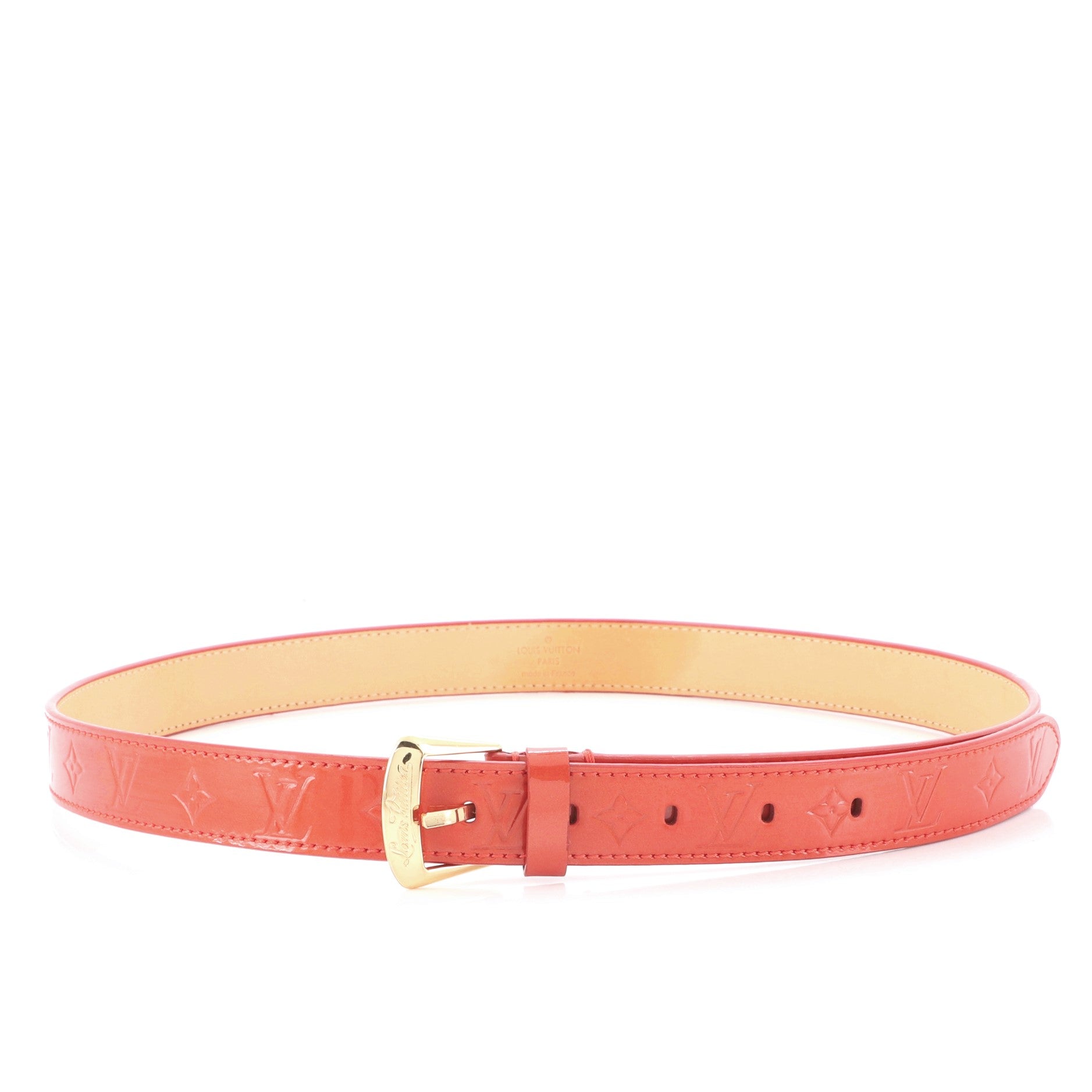 Ceinture Belt Monogram Vernis Medium 90