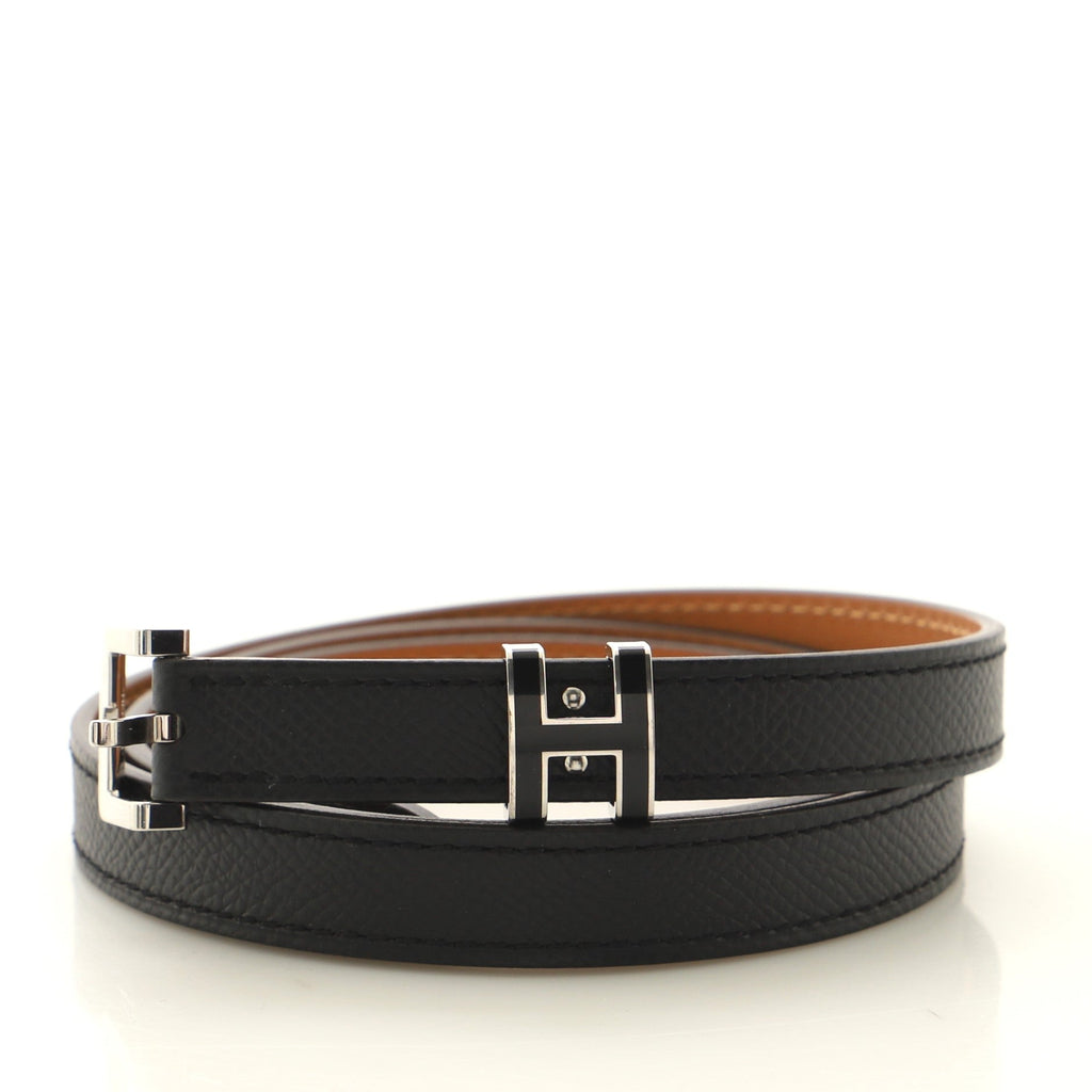 Pop H Belt Leather Thin 80