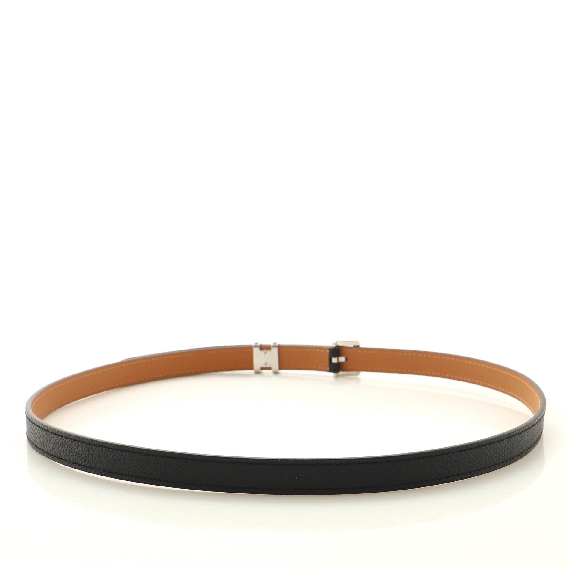 Pop H Belt Leather Thin 80