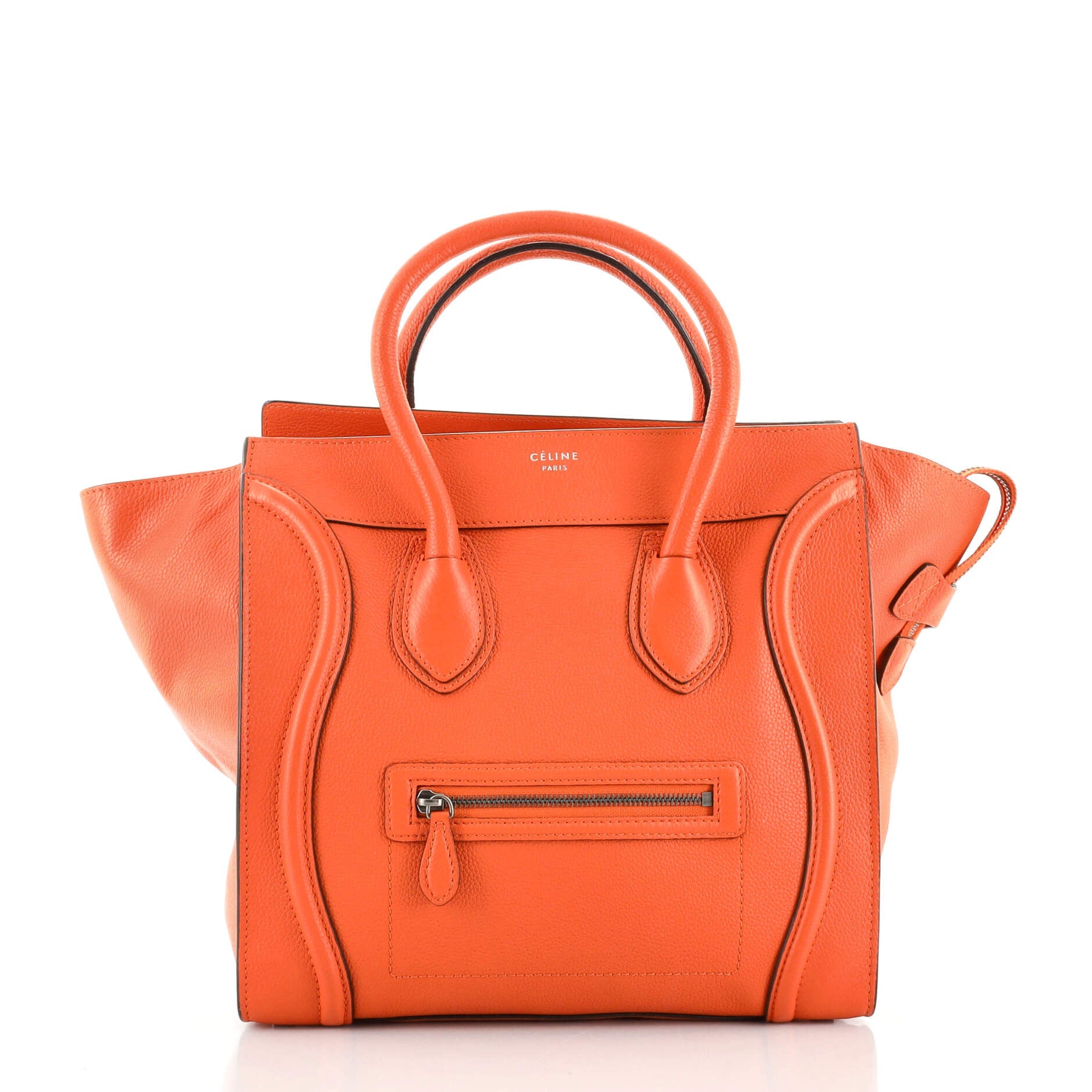 Luggage Bag Grainy Leather Mini