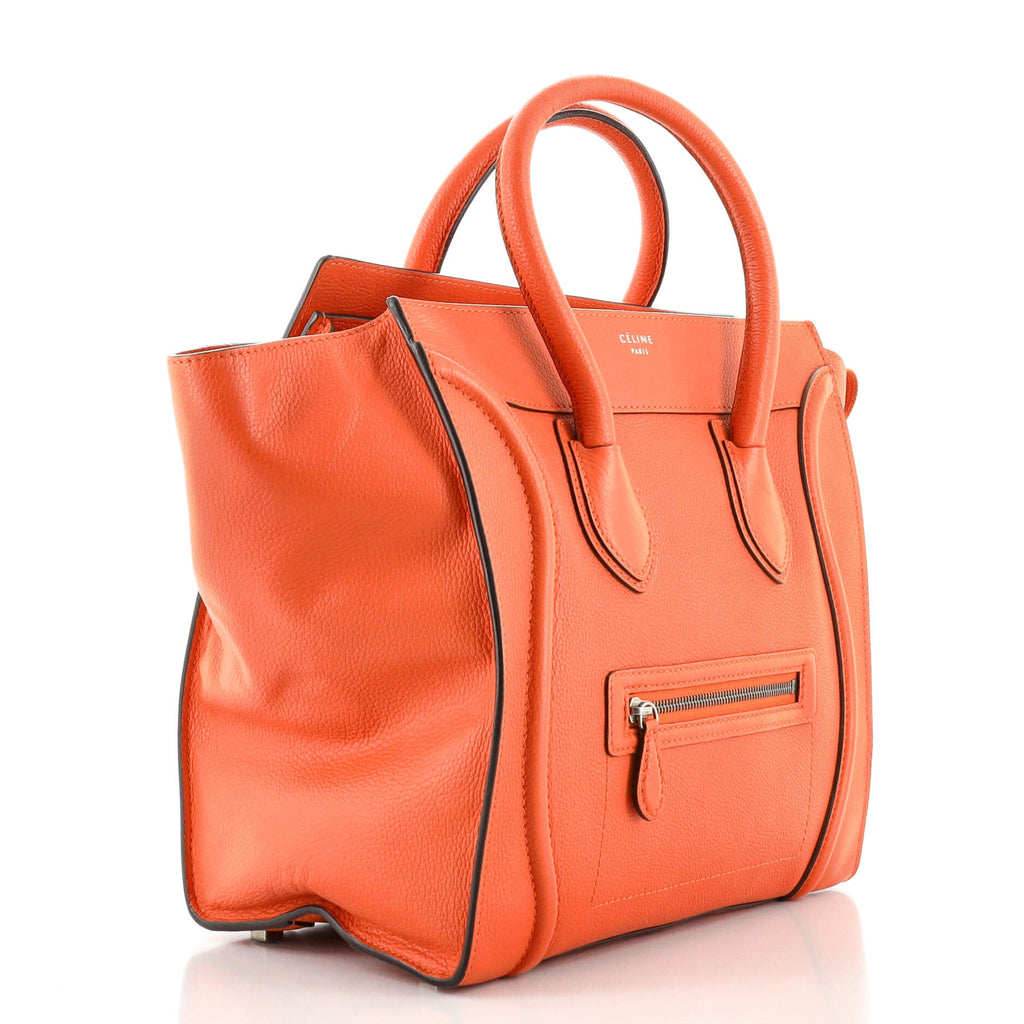 Luggage Bag Grainy Leather Mini