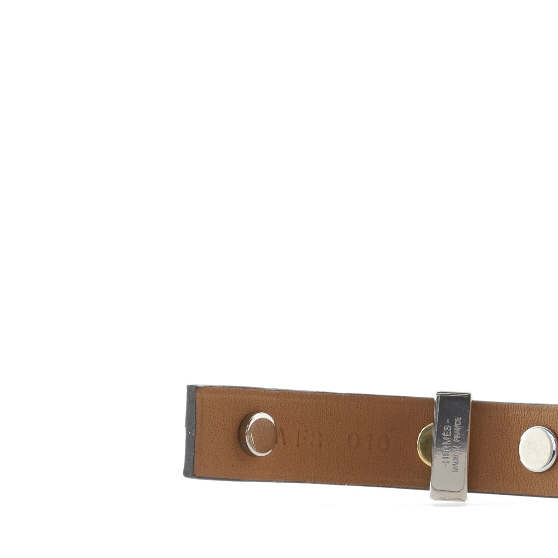 Mini Dog Clous Square Bracelet Leather