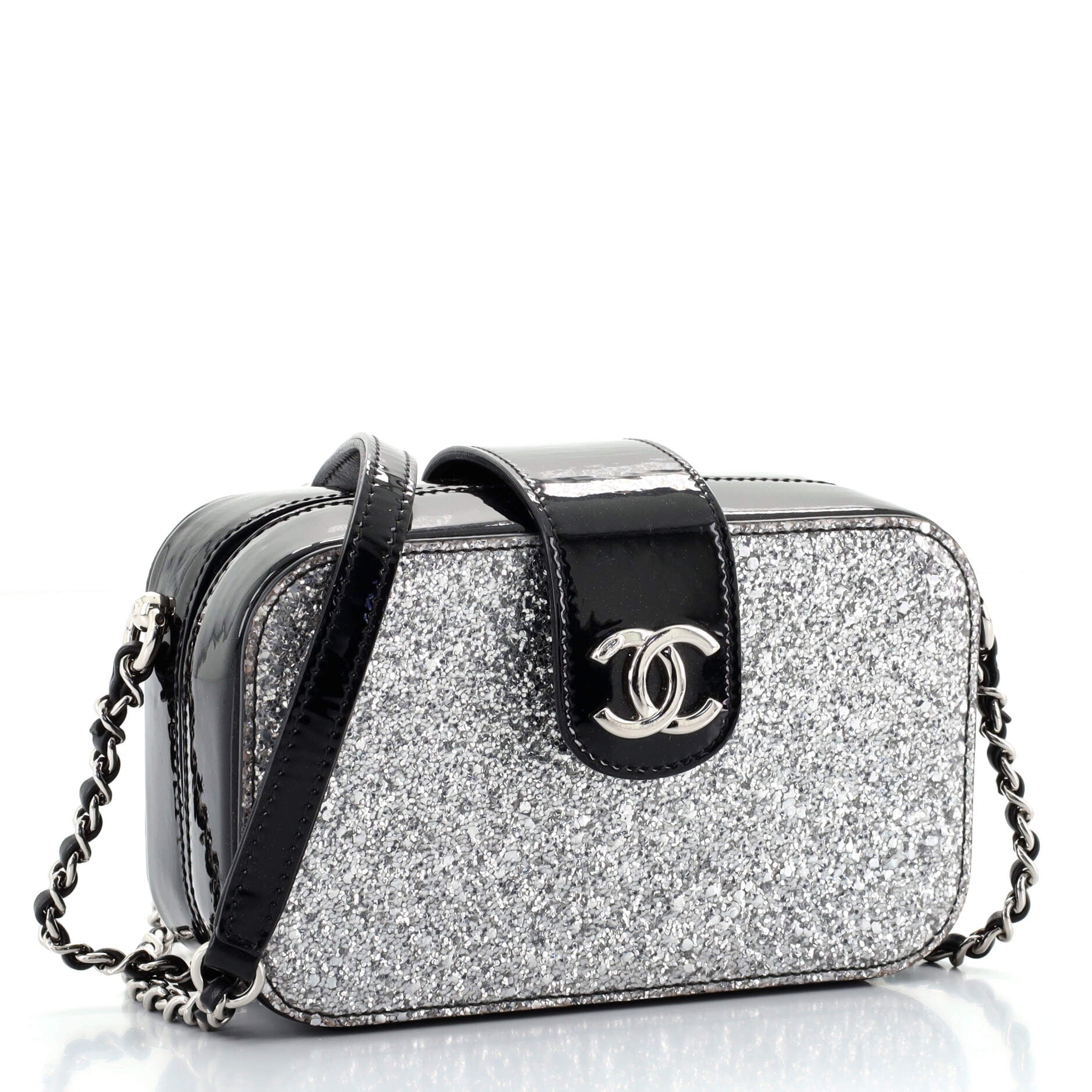 Ground Control Camera Case Bag Glittered PVC with Patent Mini