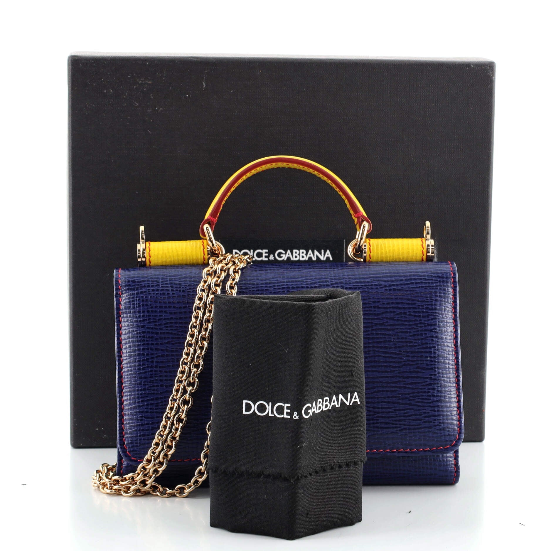 Sicily Wallet on Chain Leather Mini