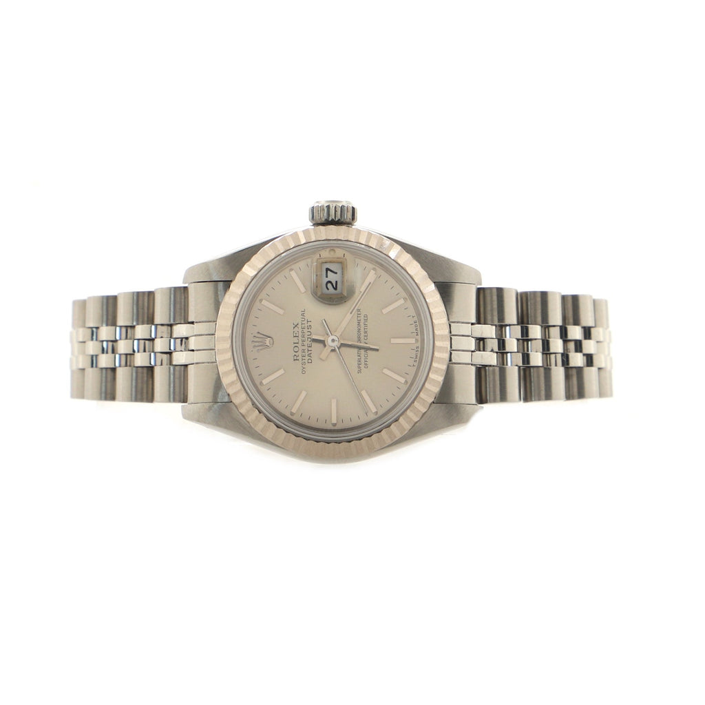 Oyster Perpetual Datejust Automatic Watch Stainless Steel and White Gold 26