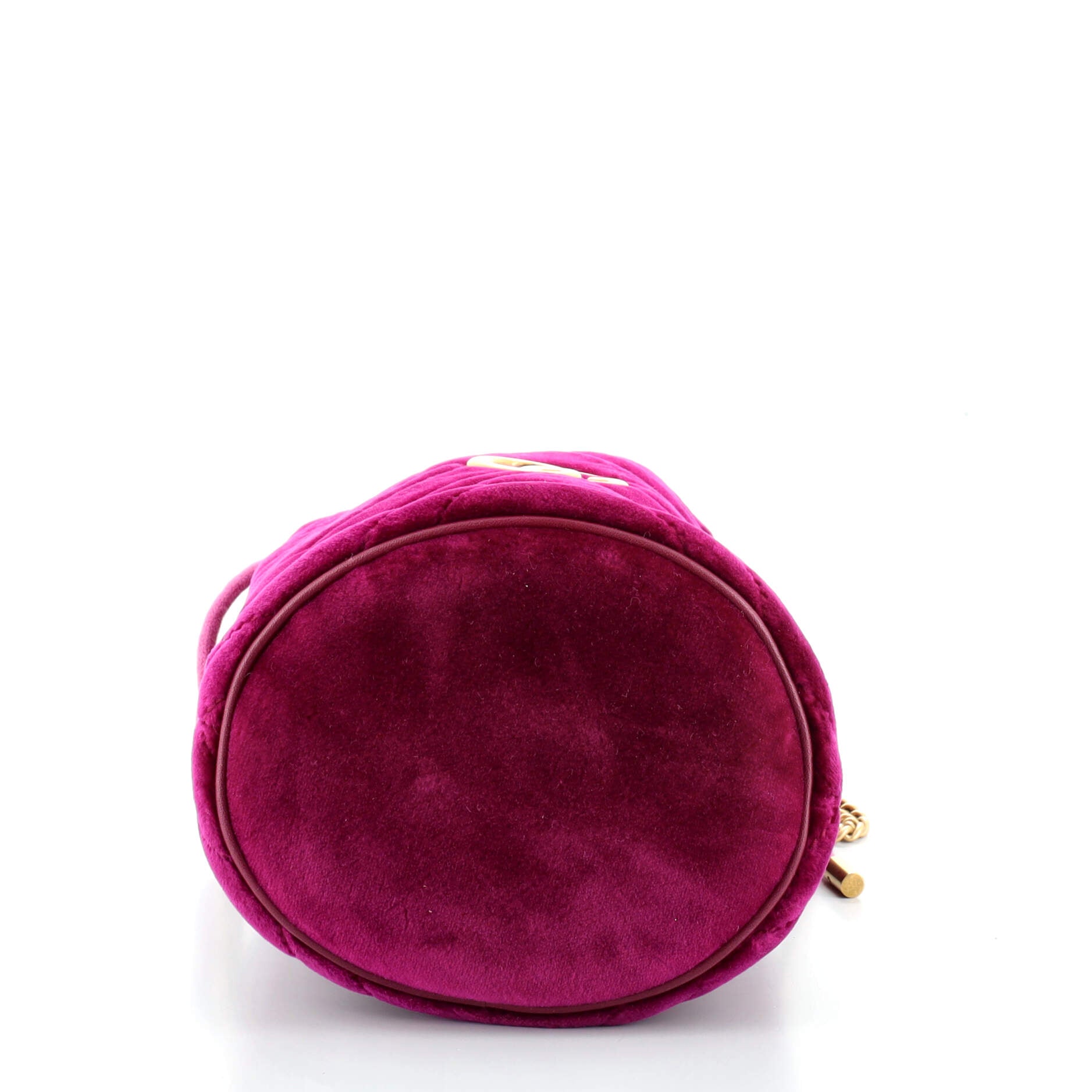 GG Marmont Bucket Bag Matelasse Velvet Mini