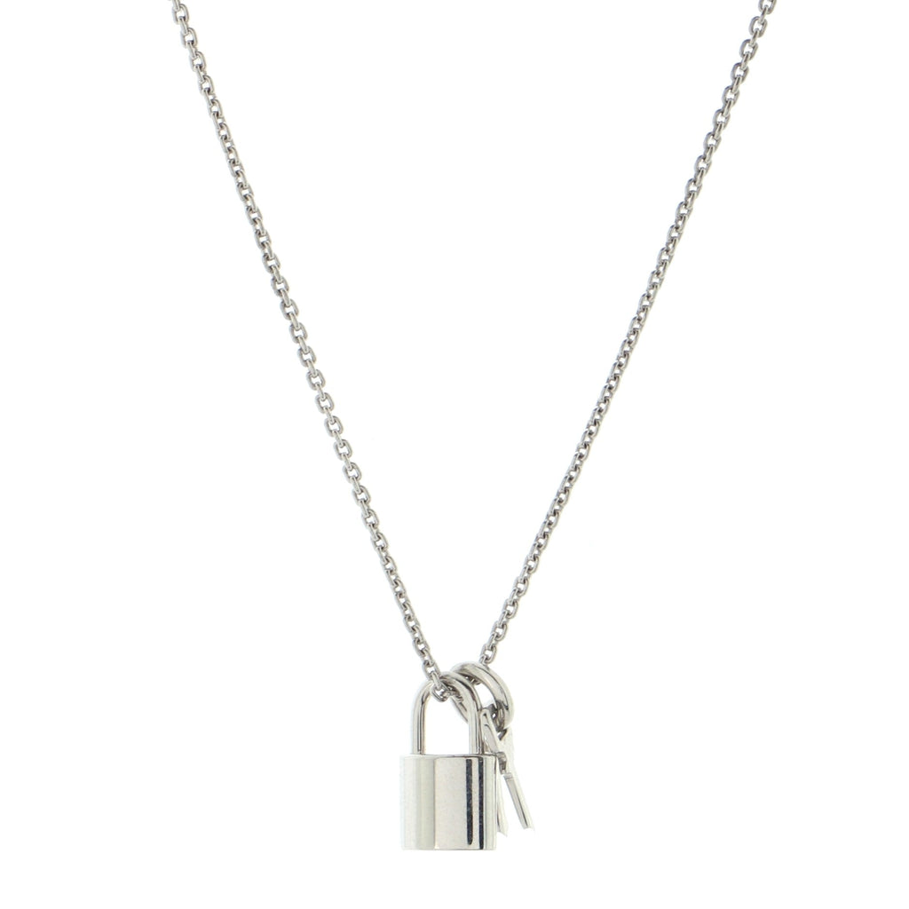 Lockit Pendant Necklace 18K White Gold