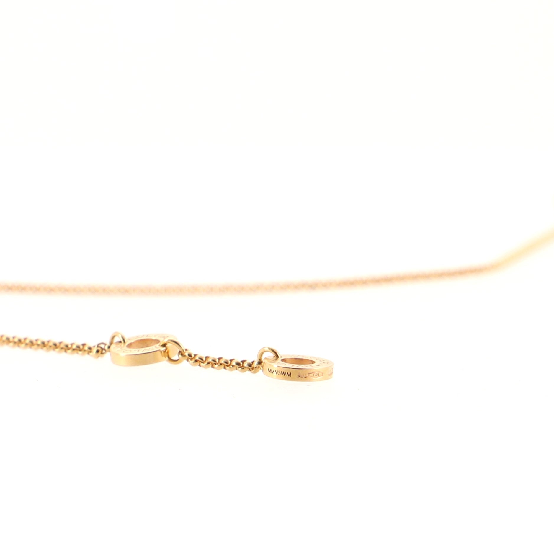 Bvlgari Bvlgari Pendant Necklace 18K Rose Gold with Mother of Pearl