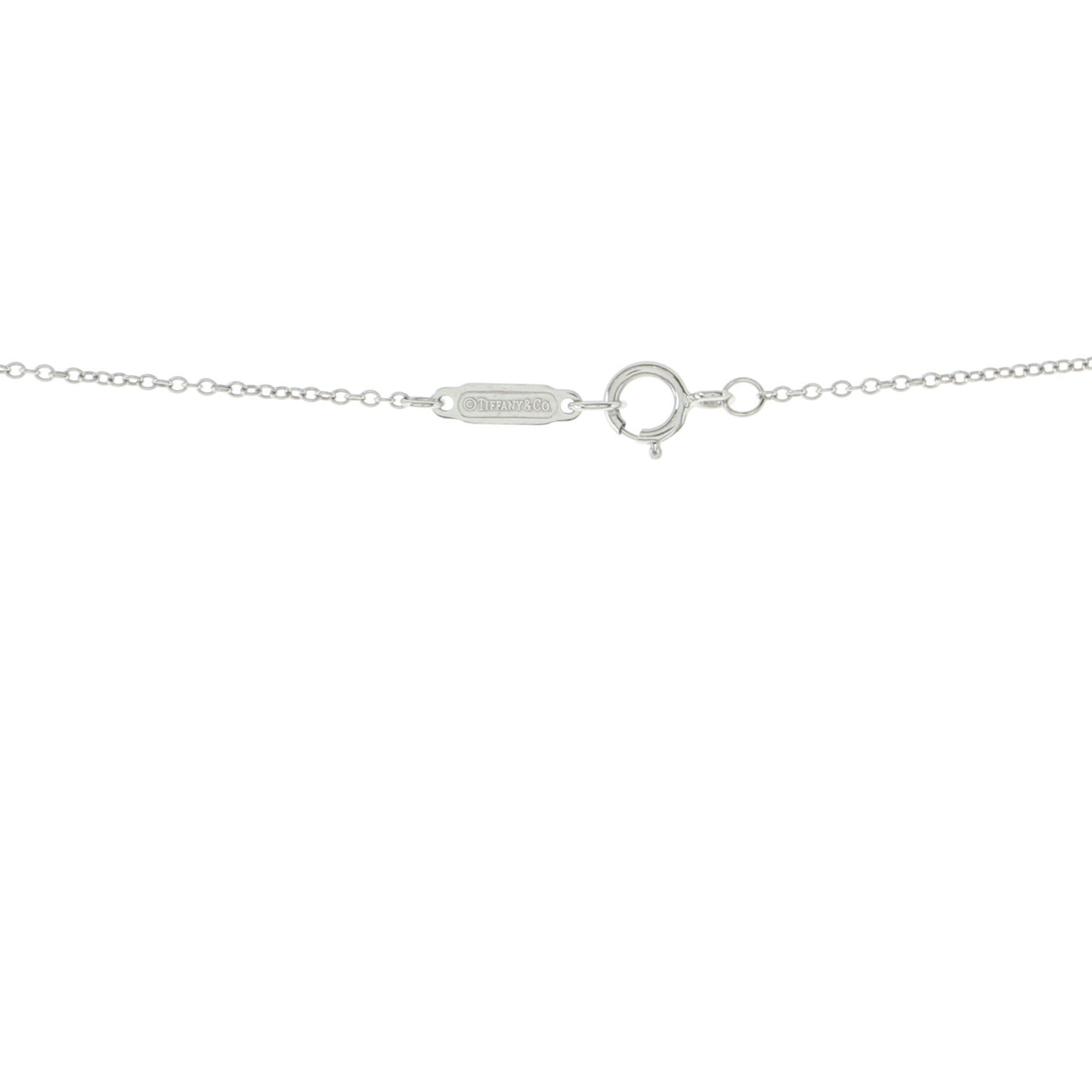 Metro Three-Row Circle Pendant Necklace 18K White Gold and Diamonds
