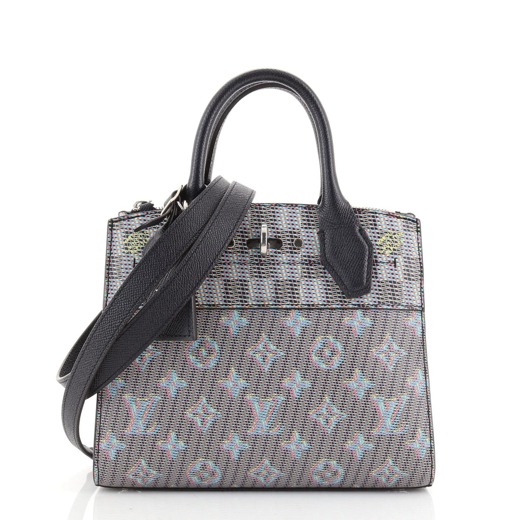 City Steamer Damier Monogram LV Pop Canvas Mini