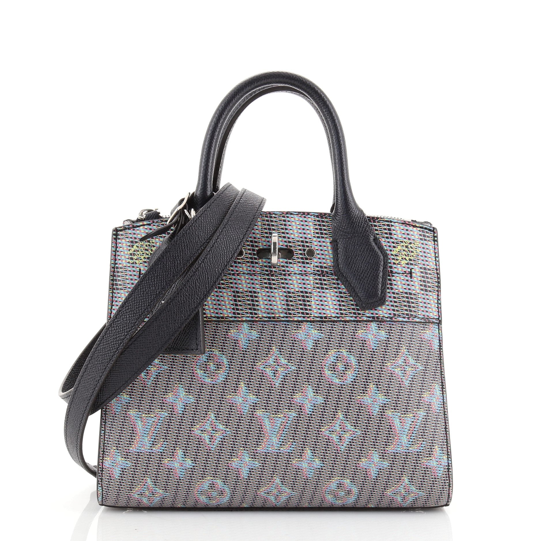 City Steamer Damier Monogram LV Pop Canvas Mini