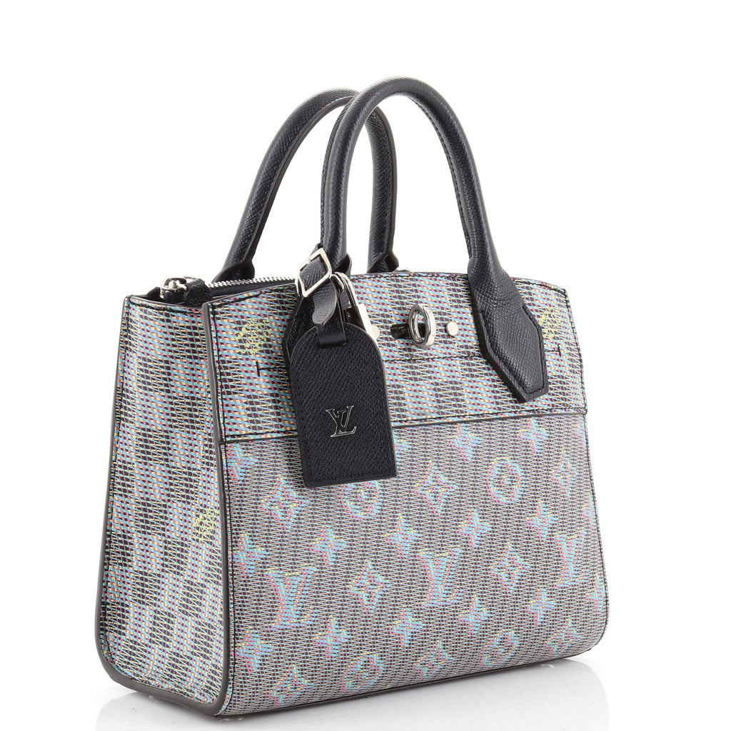 City Steamer Damier Monogram LV Pop Canvas Mini