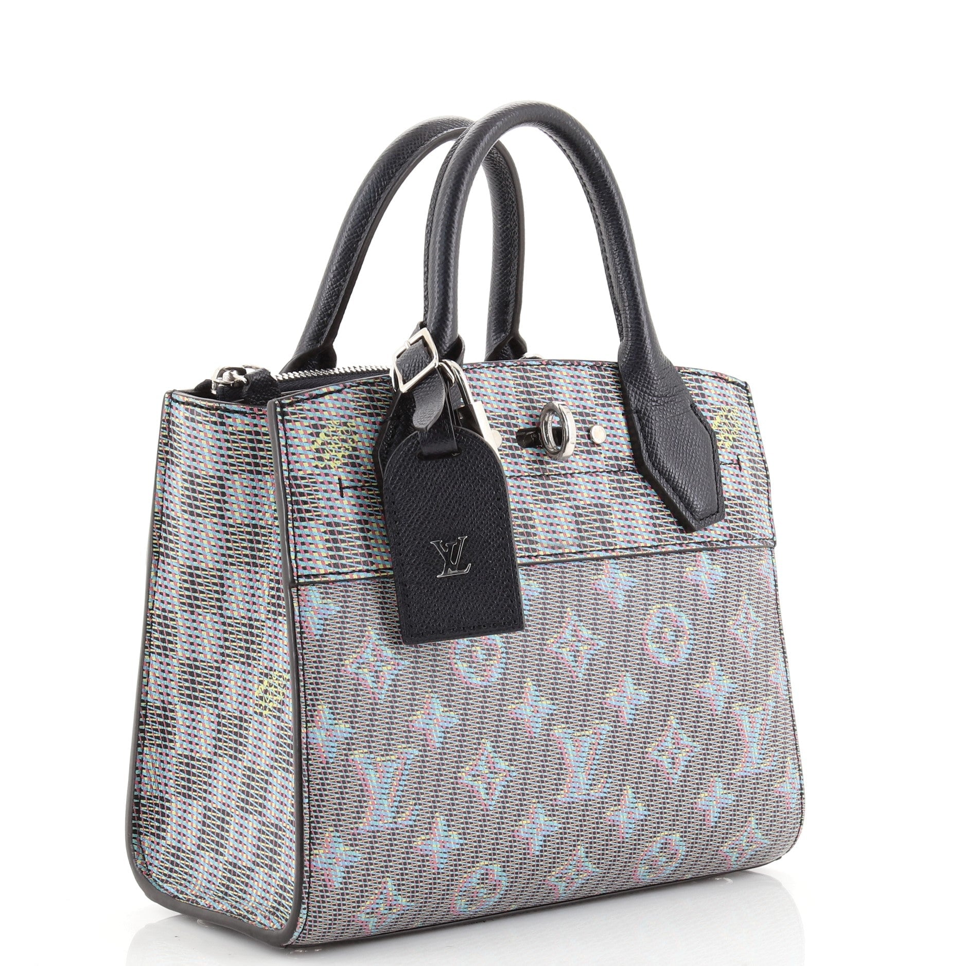 City Steamer Damier Monogram LV Pop Canvas Mini
