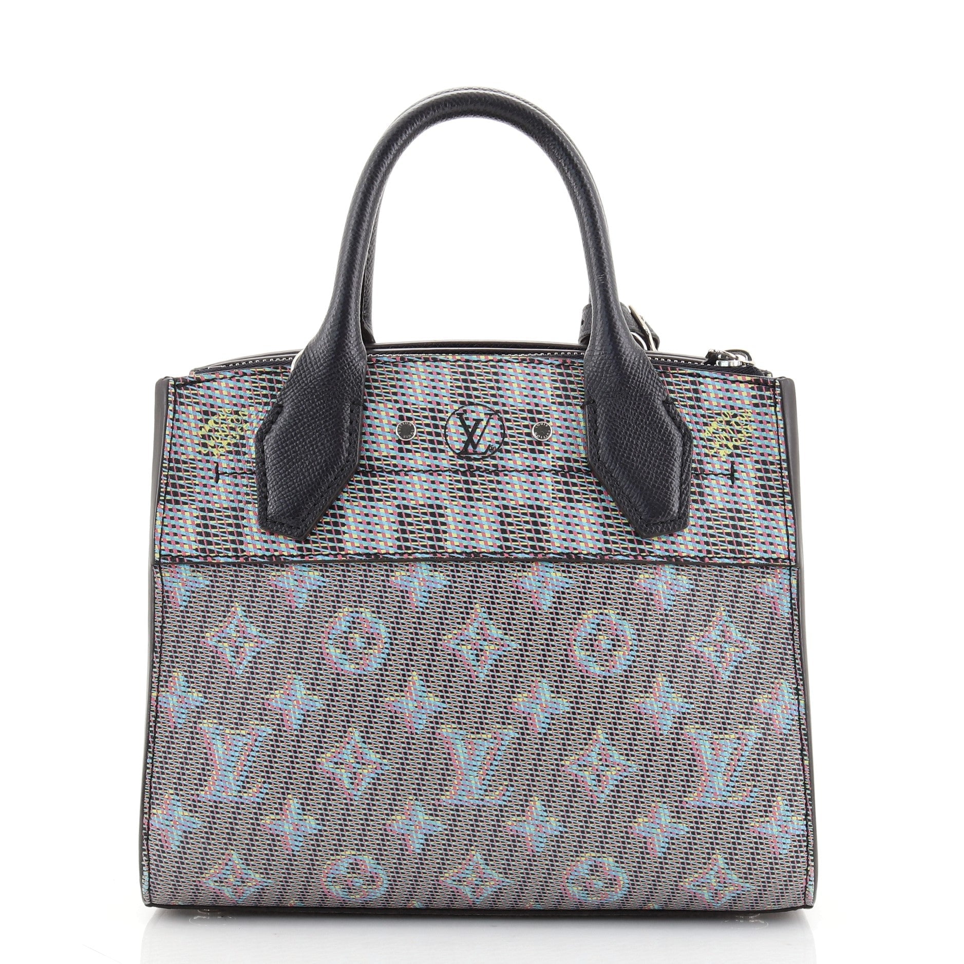 City Steamer Damier Monogram LV Pop Canvas Mini
