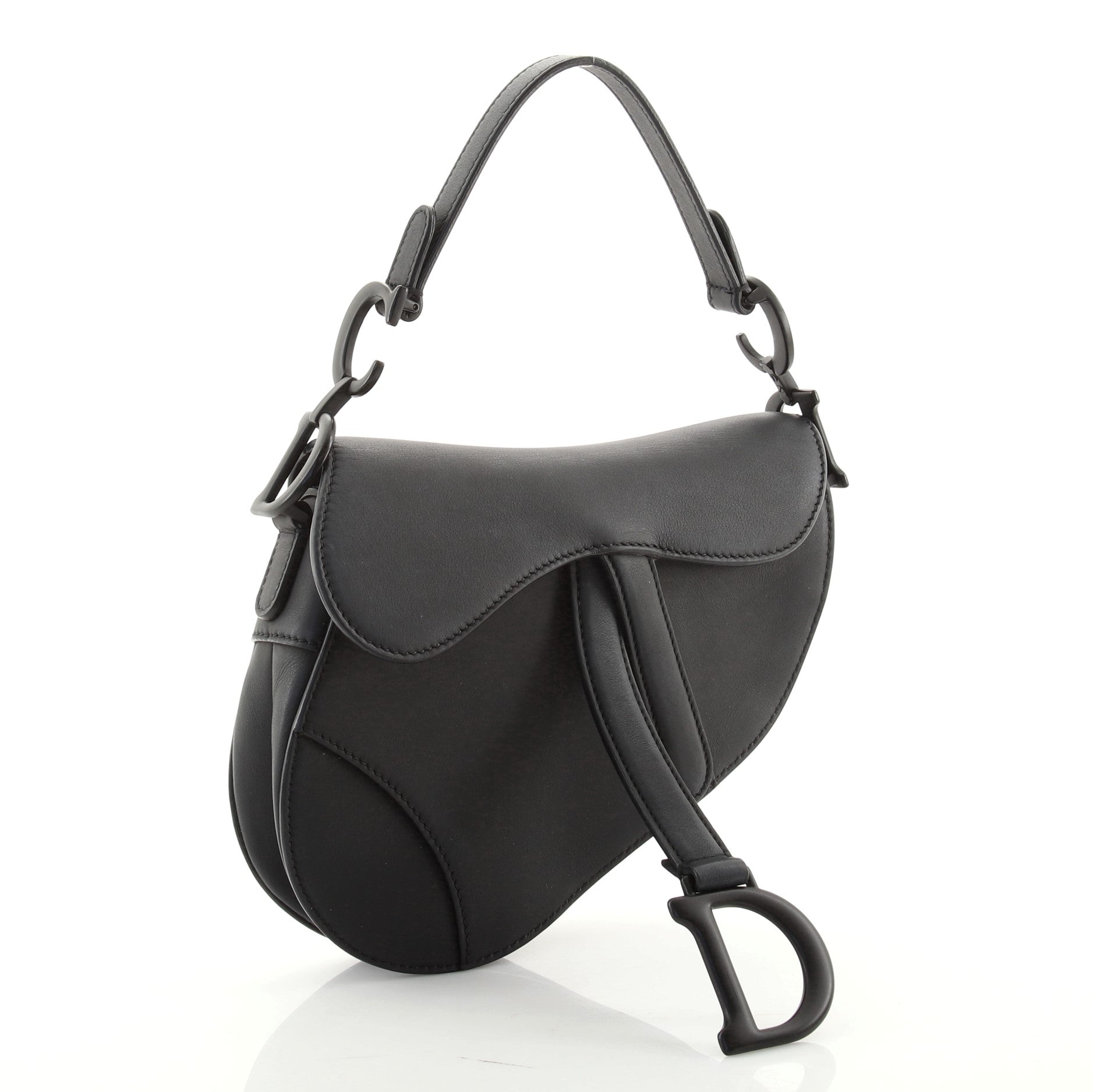 Ultra Matte Saddle Handbag Leather Mini