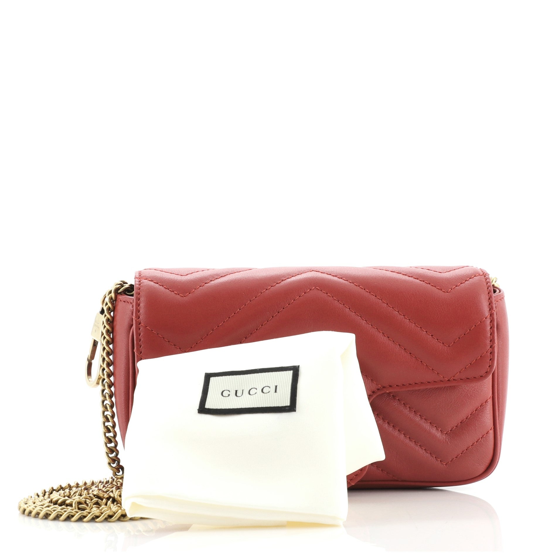 GG Marmont Flap Bag Matelasse Leather Super Mini
