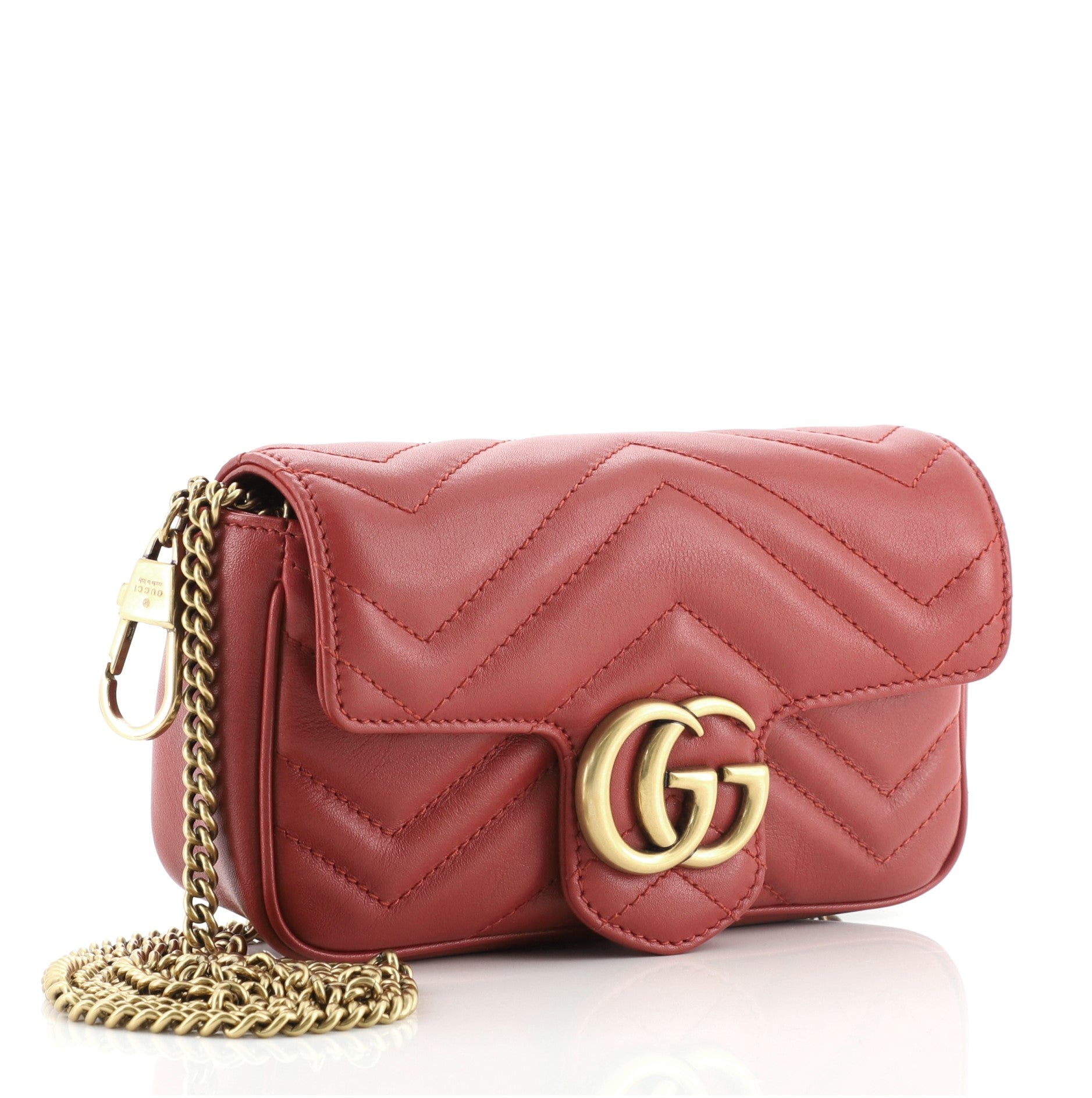 GG Marmont Flap Bag Matelasse Leather Super Mini