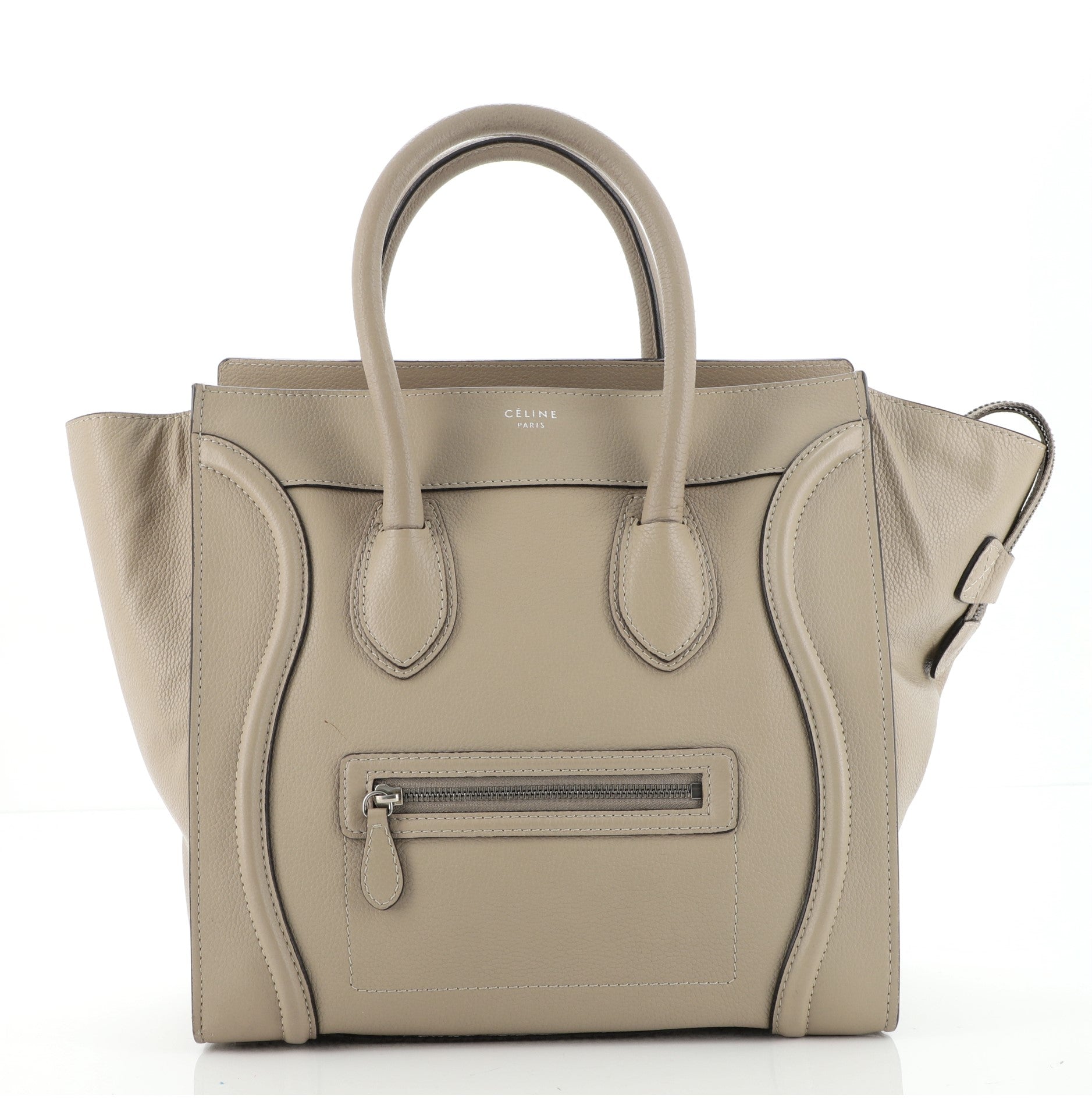 Luggage Bag Grainy Leather Mini