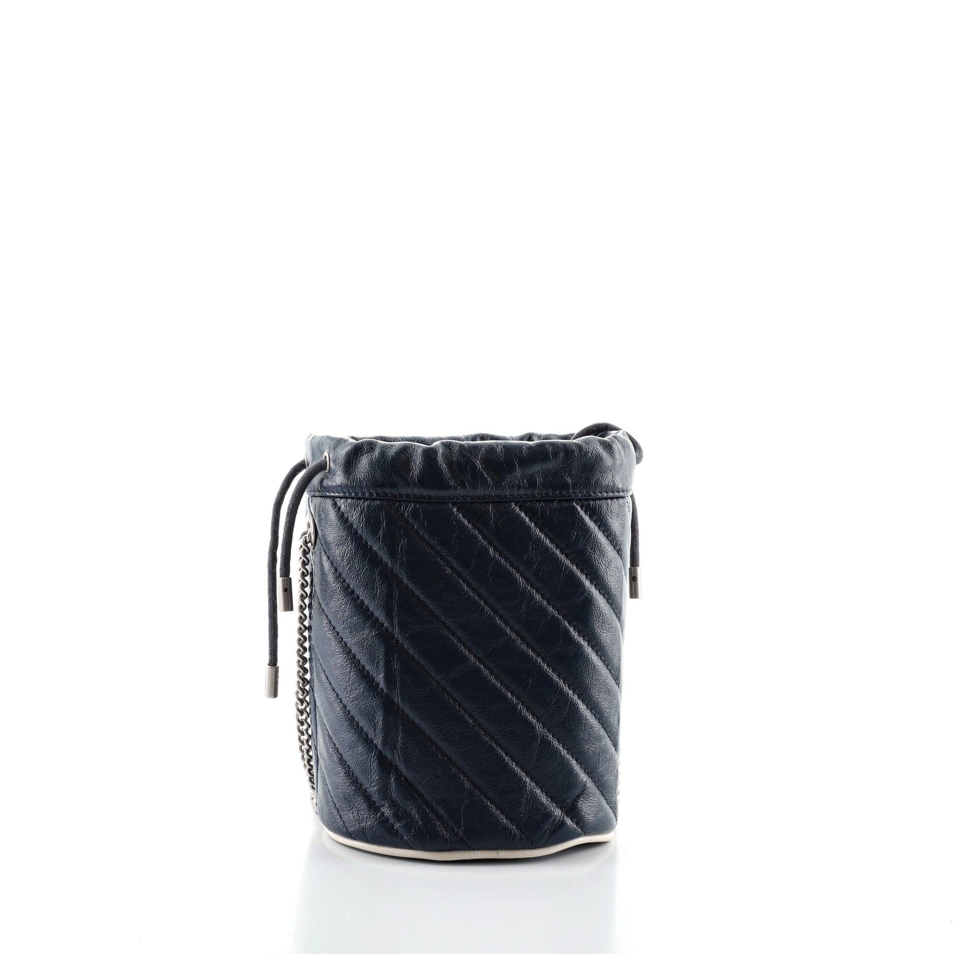 GG Marmont Bucket Bag Diagonal Quilted Leather Mini