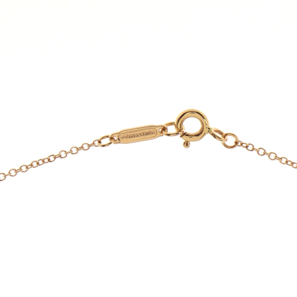 Bow Pendant Necklace 18K Rose Gold with Pink Sapphires Mini