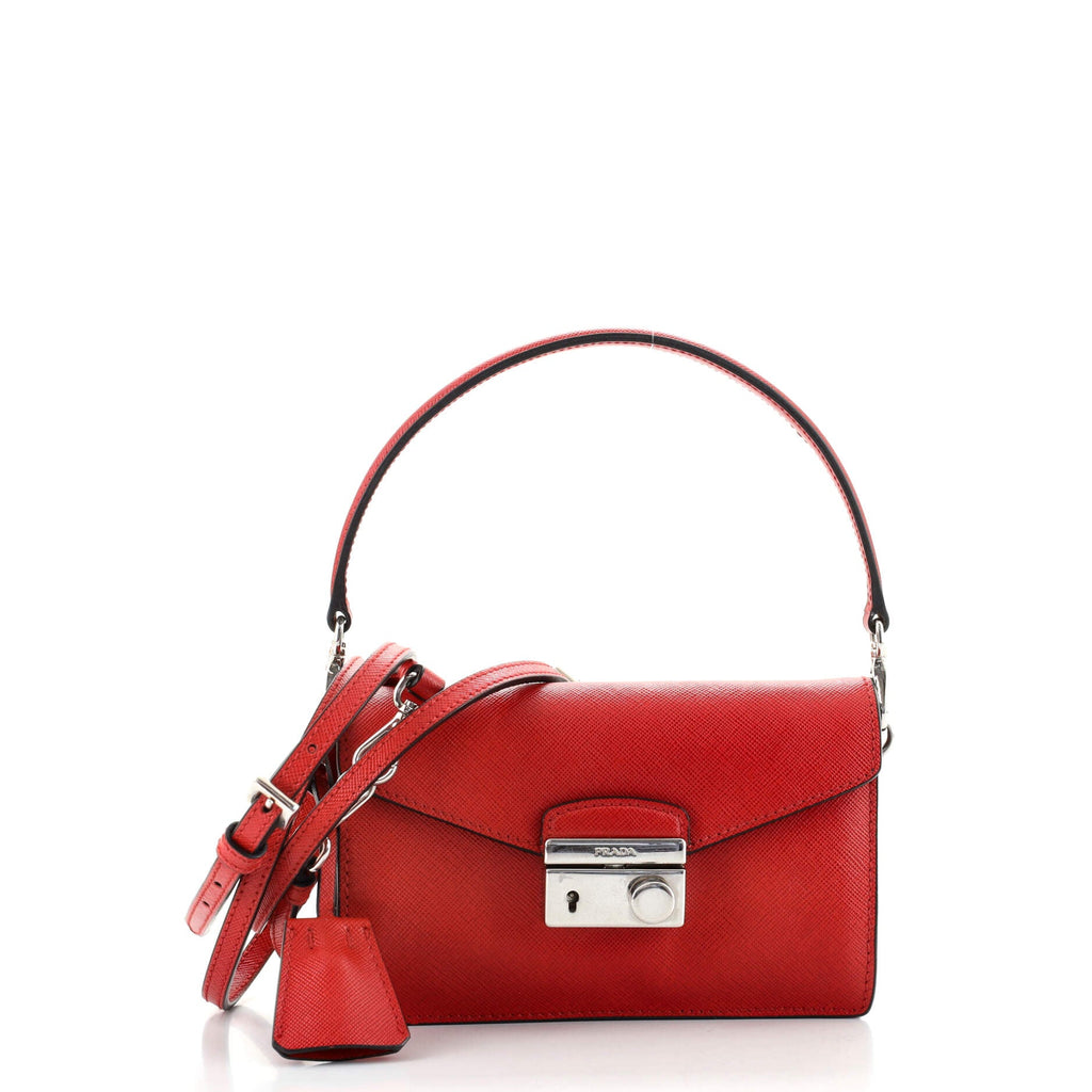 Convertible Sound Bag Saffiano Leather Mini