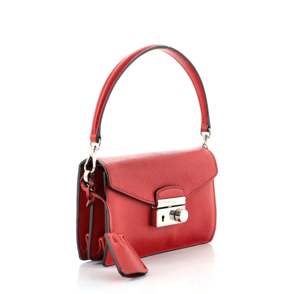 Convertible Sound Bag Saffiano Leather Mini