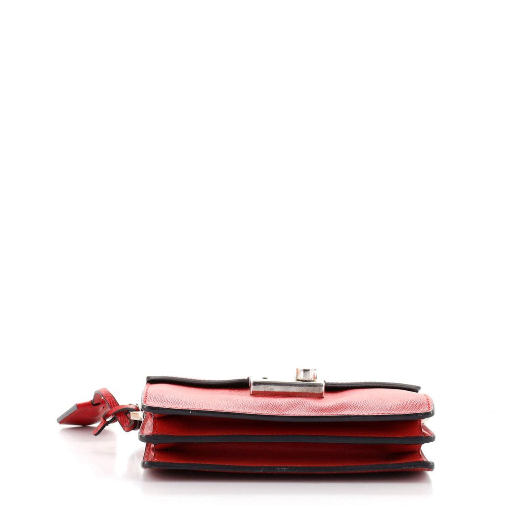 Convertible Sound Bag Saffiano Leather Mini