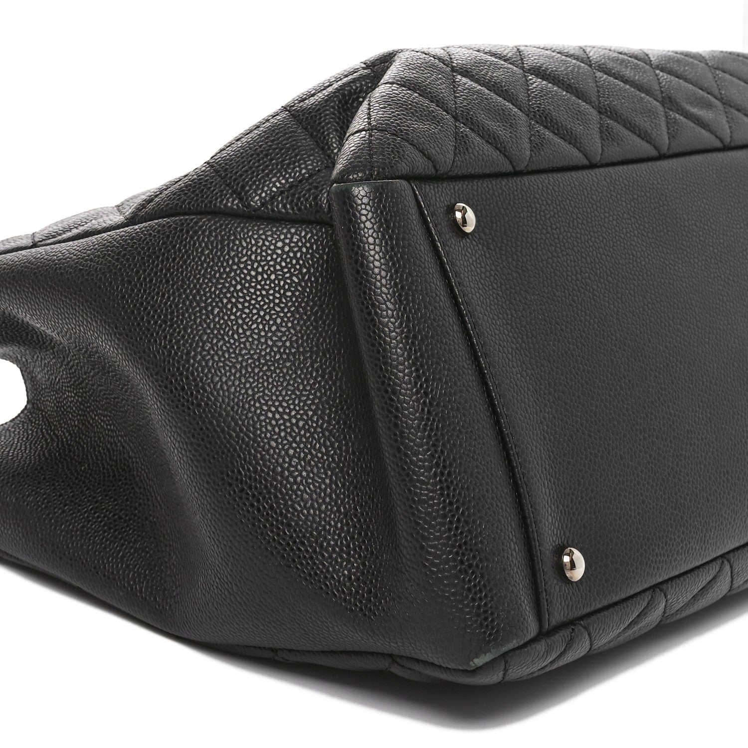 Caviar Quilted XL Grand Shopping Tote GST Black