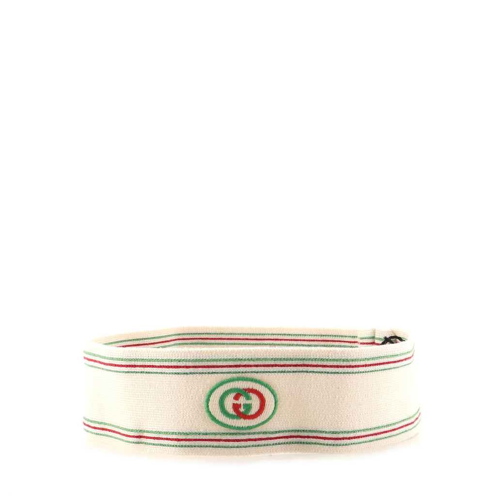 Logo Headband and Wristband Set Elastic Medium