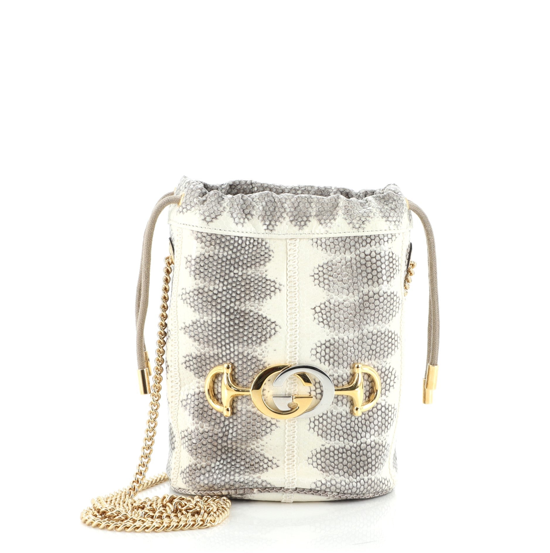 Zumi Bucket Bag Snakeskin Mini