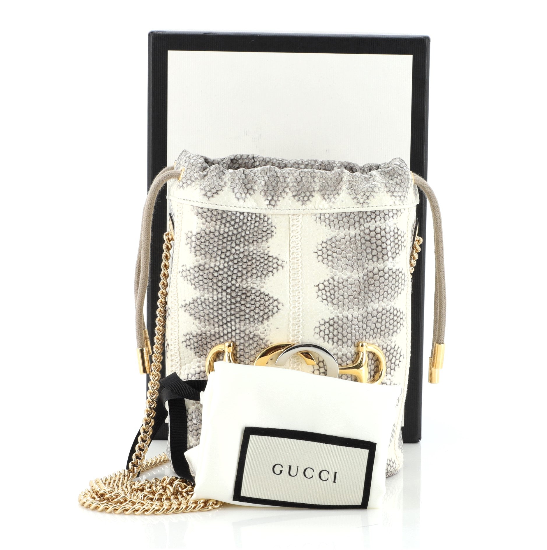 Zumi Bucket Bag Snakeskin Mini